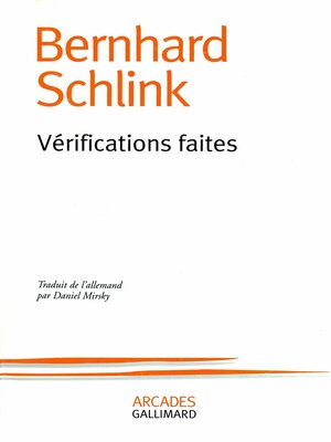 cover image of Vérifications faites